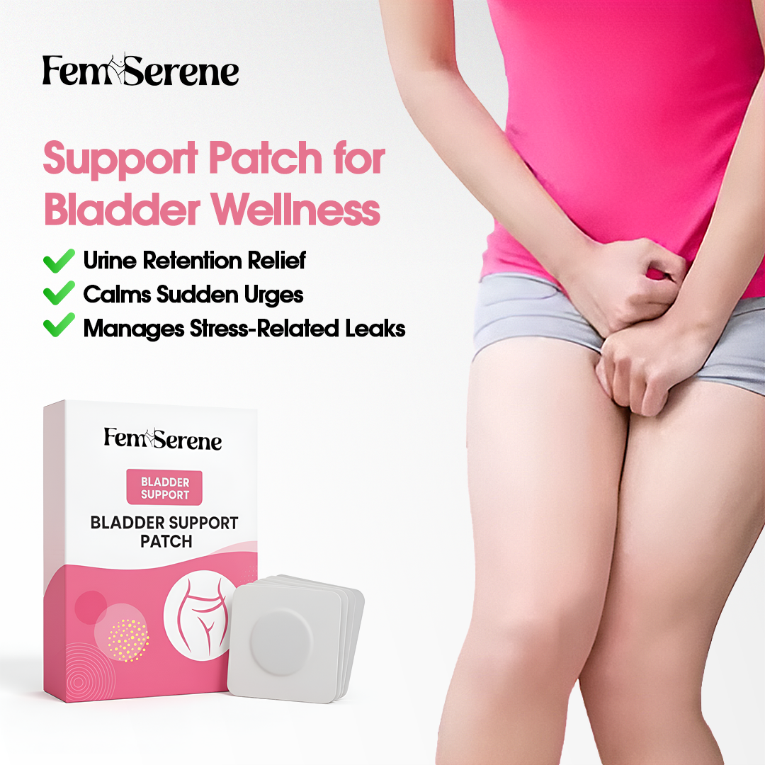 FemSerene Bladder Support Patch | Stops Urine Leakage & Urgency 3x Faster, Notice Results From Day One!