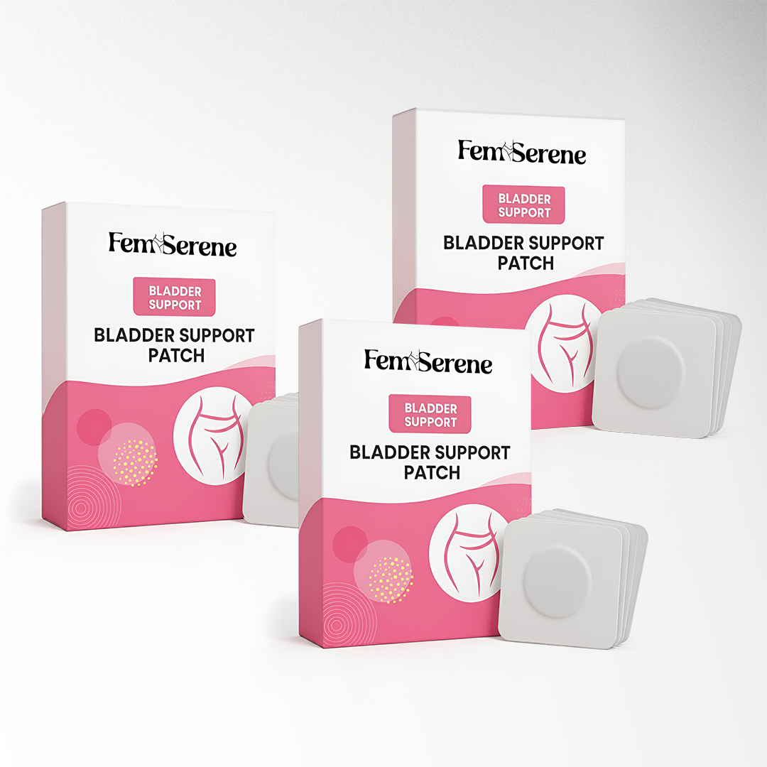 FemSerene Bladder Support Patch | Stops Urine Leakage & Urgency 3x Faster, Notice Results From Day One!